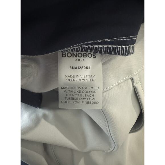 Bonobos Golf 8" Shorts Mens 36 Gray Flex Stretch Performance Wicking Breathable - Picture 6 of 9